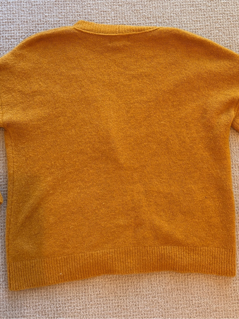 Universal Thread Mustard V-Neck Button Cardigan - Picture 4 of 5